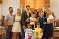 Oliver's baptism