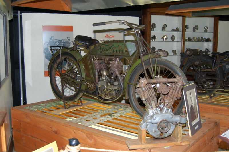 wheelsThruTime0076.JPG - Another unusual motorcycle.  Note the pocket valve engine configuration.